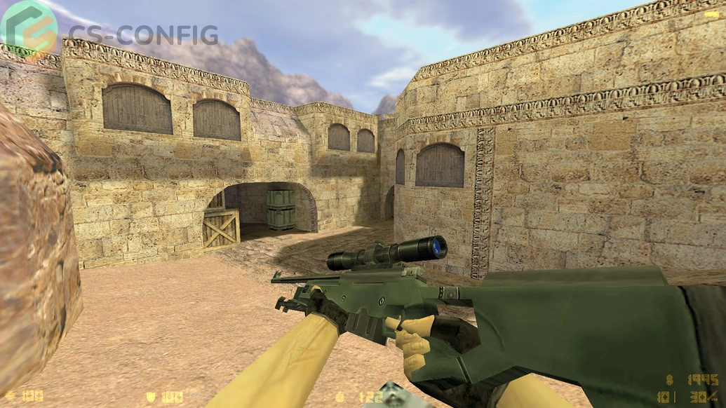 CS 1.6 с осмотром оружия