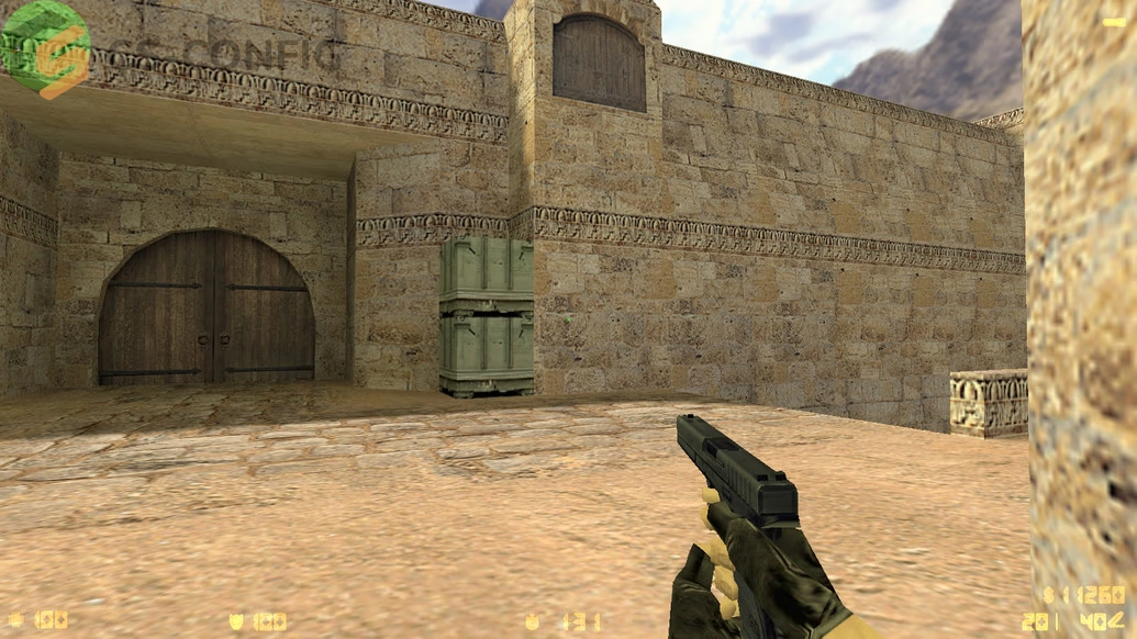 CS 1.6 с прицелом точкой