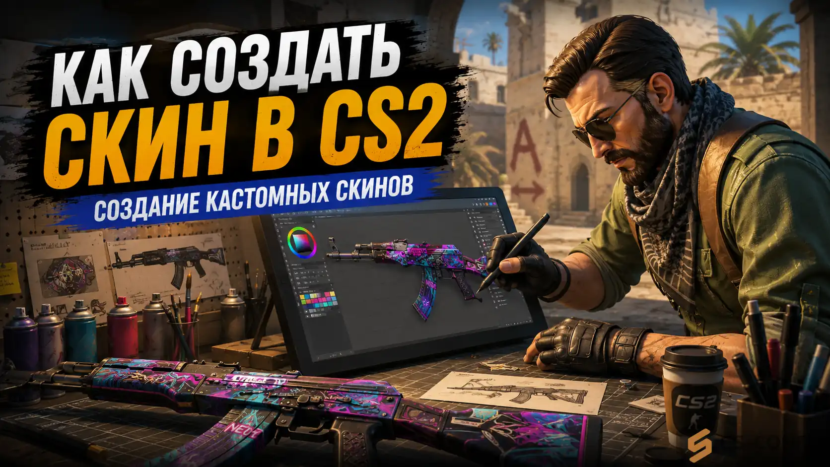 Как создать свой скин в CS2