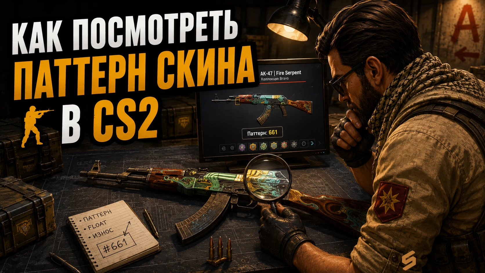 Как посмотреть паттерн скина в CS2