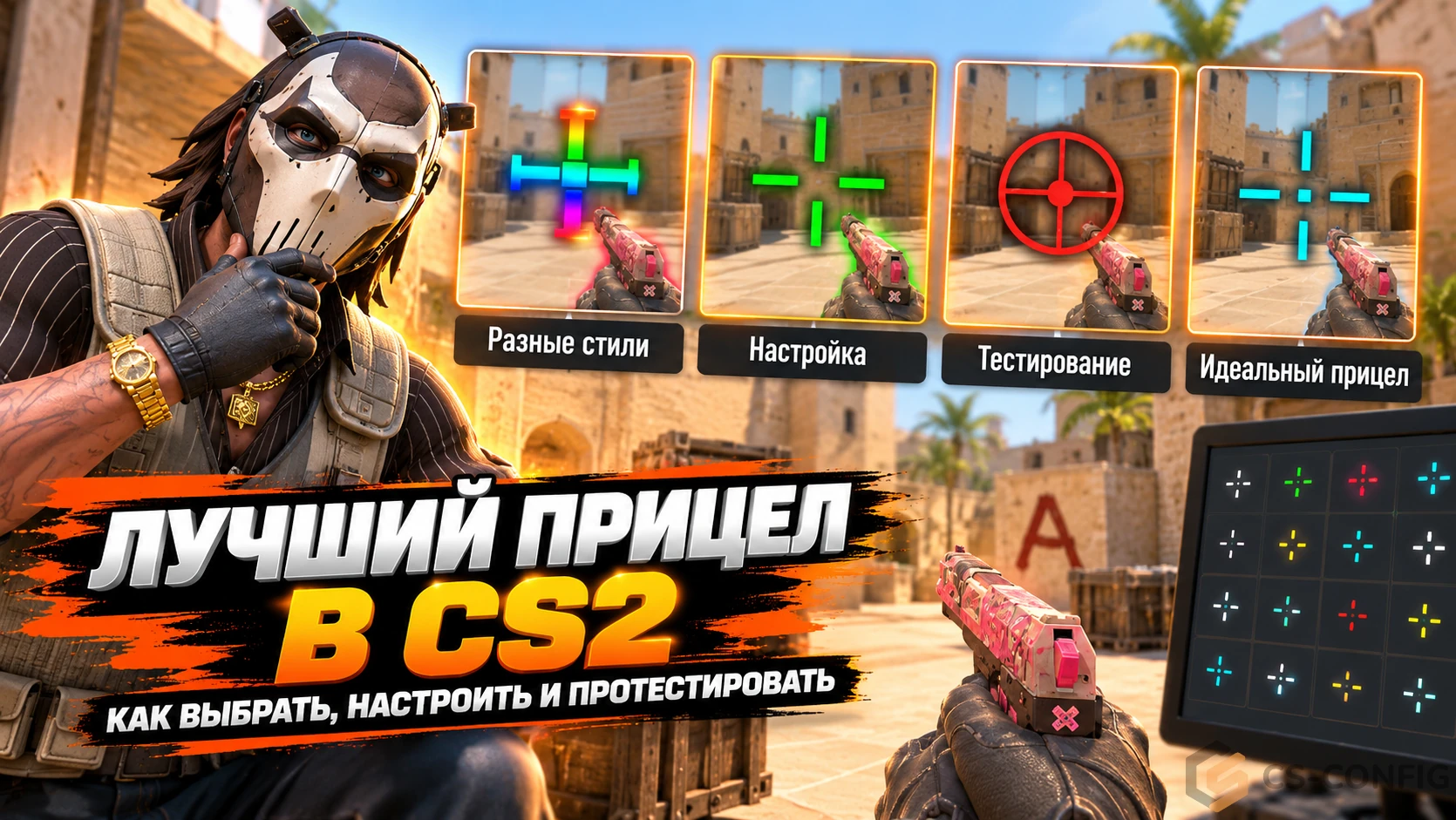 Лучший прицел в CS2 - как выбрать, настроить и протестировать