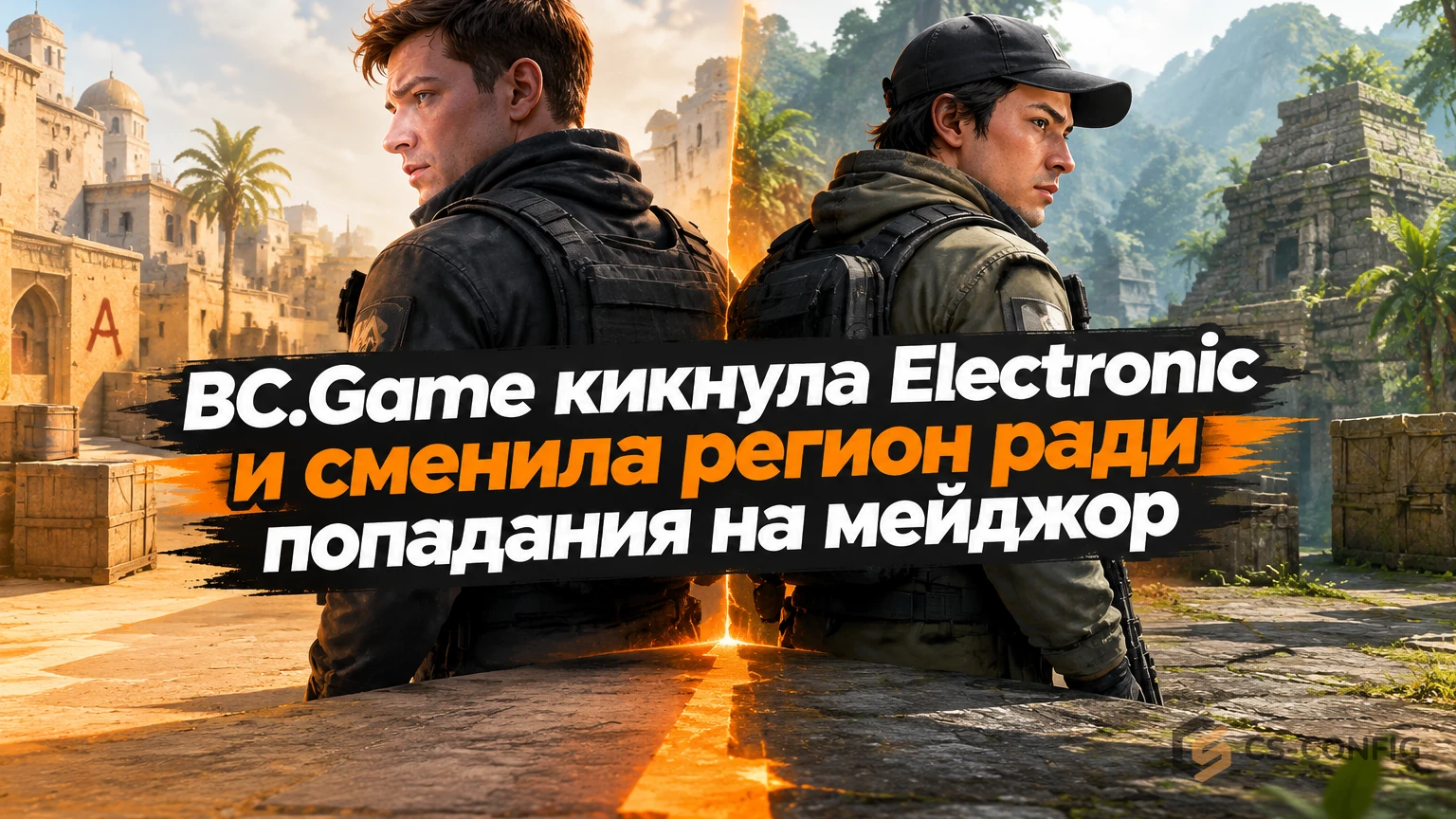 BC.Game кикнула Electronic и сменила регион ради попадания на мейджор