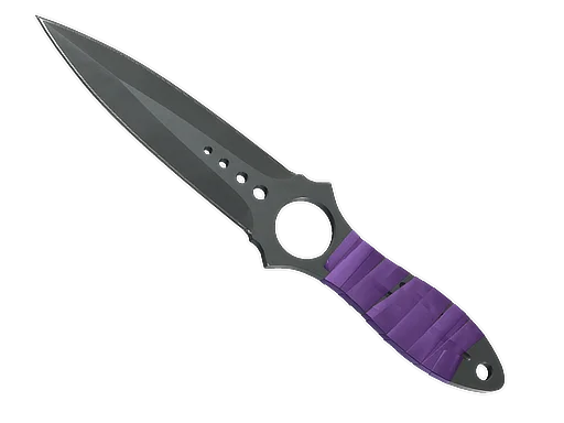 Skeleton Knife | Ultraviolet после полевых испытаний для CS2