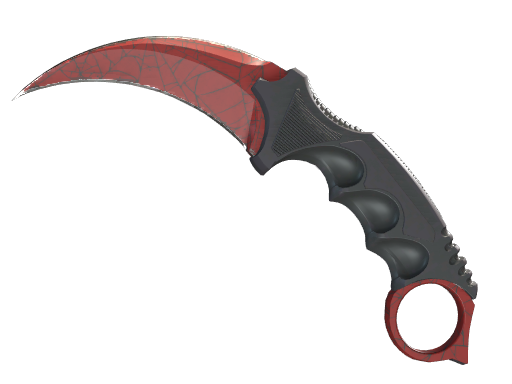 Karambit | Crimson Web немного поношенное для CS2
