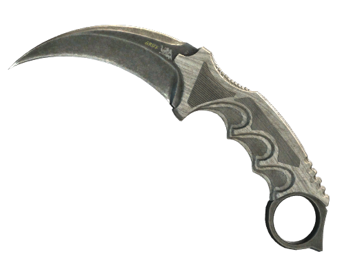 Karambit | Black Laminate закаленное в боях для CS2