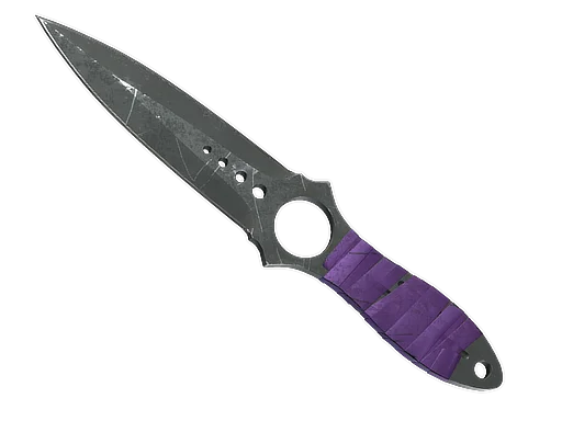 Skeleton Knife | Ultraviolet закаленное в боях для CS2
