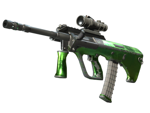 AUG | Carved Jade после полевых испытаний для CS2