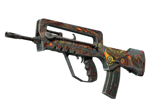 FAMAS | Eye of Athena закаленное в боях для CS2