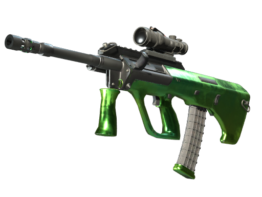 AUG | Carved Jade немного поношенное для CS2