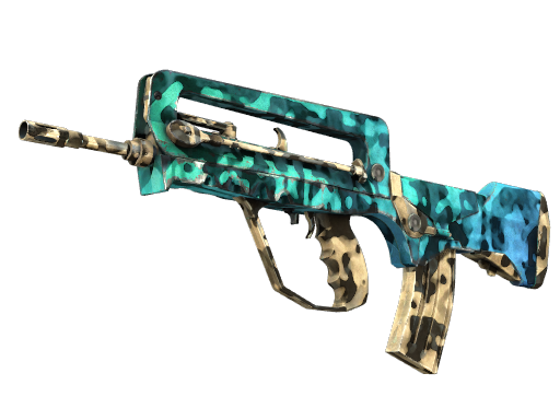 FAMAS | Waters of Nephthys закаленное в боях для CS2