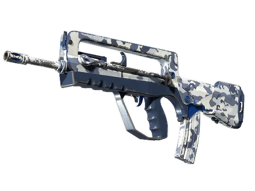 FAMAS | Yeti Camo поношенное для CS2