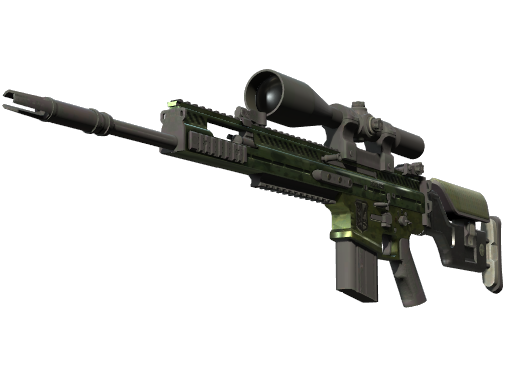 SCAR-20 | Green Marine немного поношенное для CS2