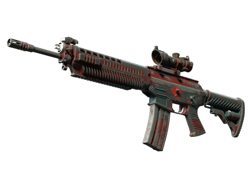SG 553 | Fallout Warning закаленное в боях для CS2