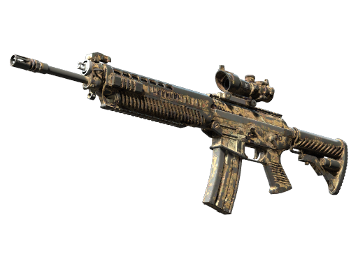 SG 553 | Bleached закаленное в боях для CS2