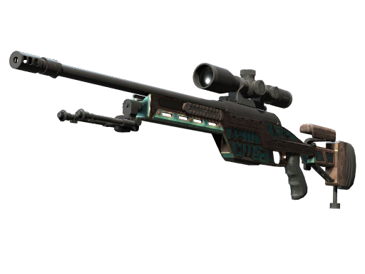 SSG 08 | Azure Glyph поношенное для CS2