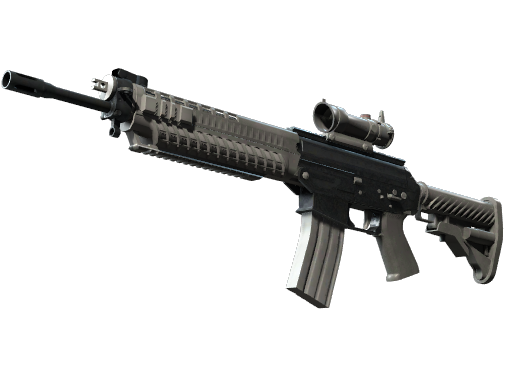 SG 553 | Damascus Steel закаленное в боях для CS2