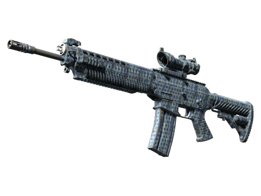 SG 553 | Waves Perforated поношенное для CS2