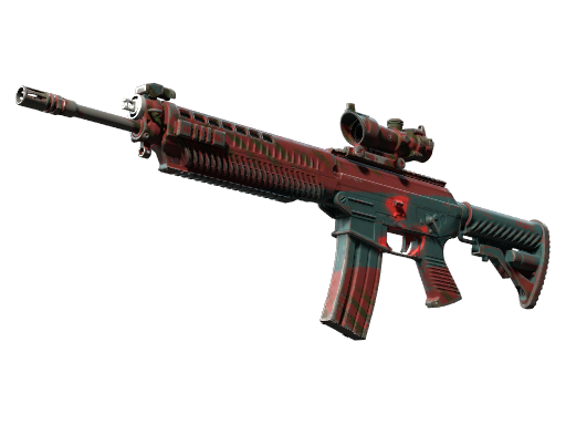 SG 553 | Fallout Warning поношенное для CS2