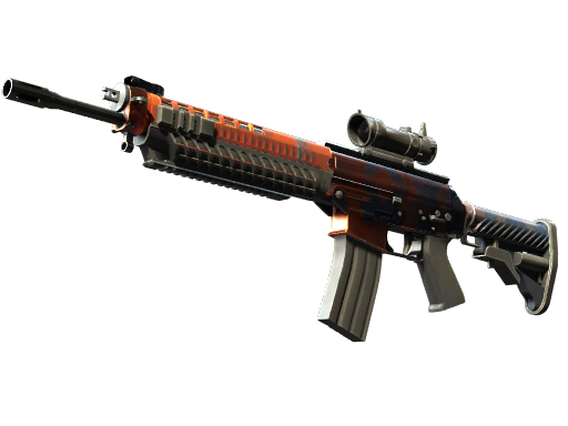 SG 553 | Danger Close немного поношенное для CS2