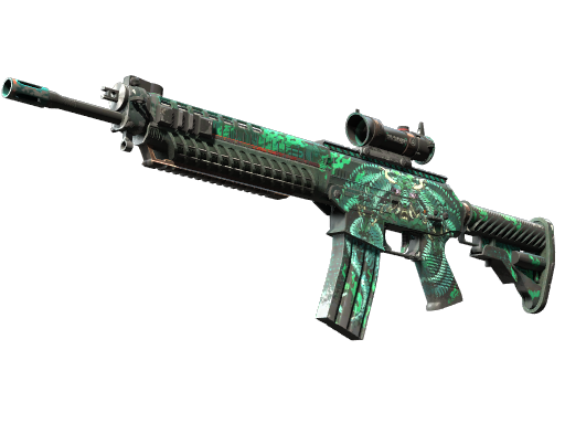 SG 553 | Dragon Tech поношенное для CS2