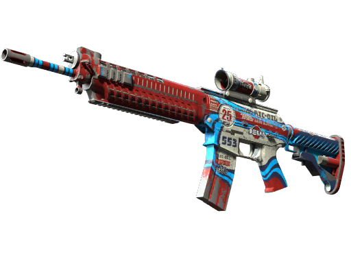 SG 553 | Integrale закаленное в боях для CS2