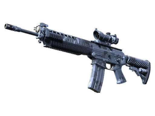 SG 553 | Night Camo немного поношенное для CS2