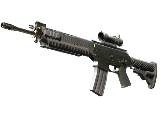 SG 553 | Army Sheen немного поношенное для CS2