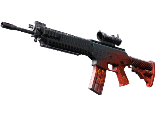 SG 553 | Darkwing немного поношенное для CS2