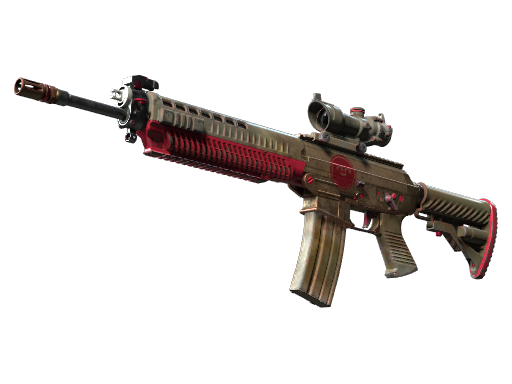 SG 553 | Berry Gel Coat поношенное для CS2