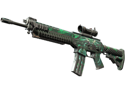 SG 553 | Dragon Tech закаленное в боях для CS2