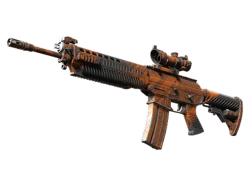 SG 553 | Basket Halftone после полевых испытаний для CS2
