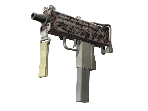 MAC-10 | Red Filigree закаленное в боях для CS2