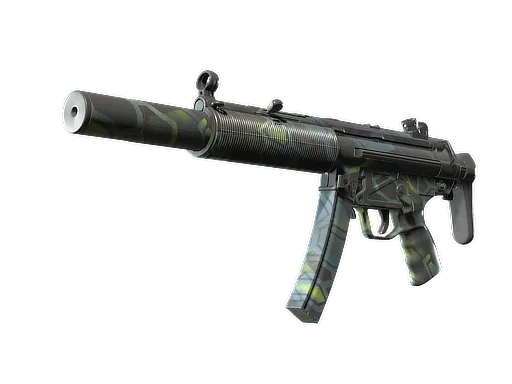 MP5-SD | Lime Hex немного поношенное для CS2