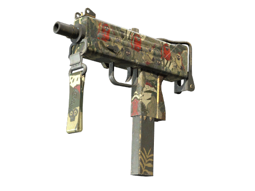 MAC-10 | Monkeyflage закаленное в боях для CS2