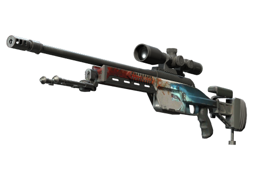 SSG 08 | Blood in the Water после полевых испытаний для CS2