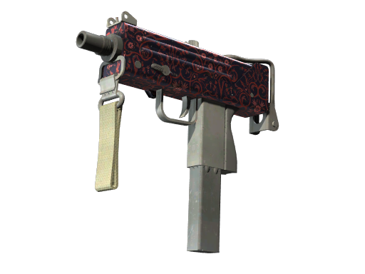 MAC-10 | Red Filigree после полевых испытаний для CS2