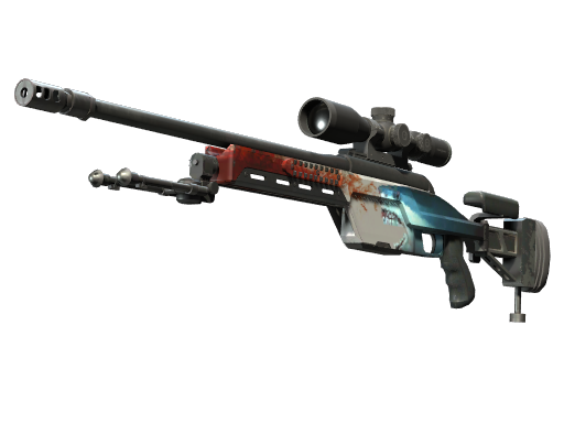 SSG 08 | Blood in the Water закаленное в боях для CS2