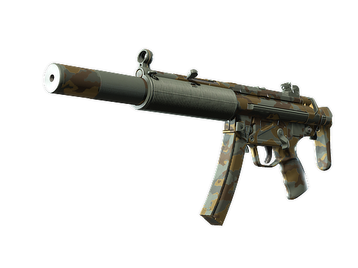 MP5-SD | Gold Leaf немного поношенное для CS2