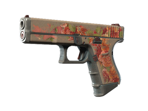 Glock-18 | Coral Bloom закаленное в боях для CS2