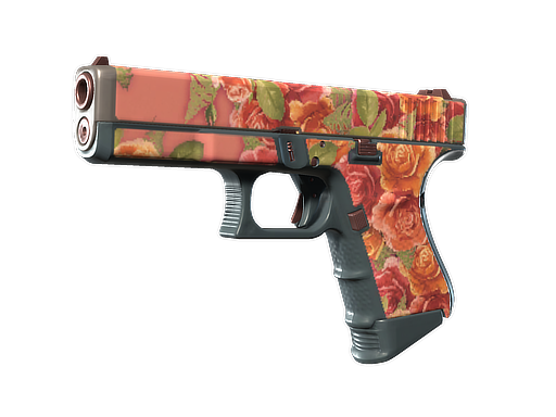 Glock-18 | Coral Bloom немного поношенное для CS2