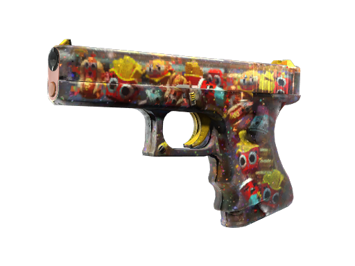 Glock-18 | Snack Attack закаленное в боях для CS2