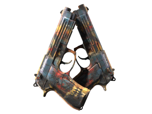 Dual Berettas | Hideout немного поношенное для CS2