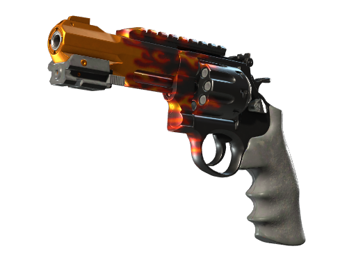 R8 Revolver | Blaze немного поношенное для CS2