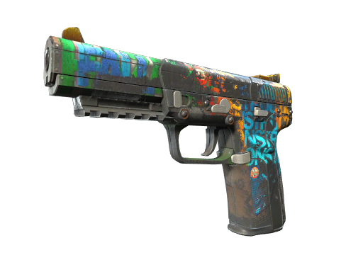 Five-SeveN | Fall Hazard закаленное в боях для CS2