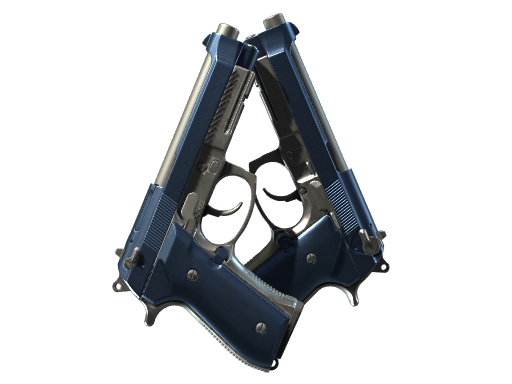 Dual Berettas | Anodized Navy немного поношенное для CS2