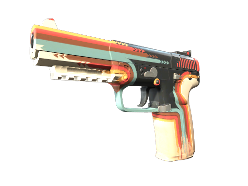 Five-SeveN | Retrobution немного поношенное для CS2