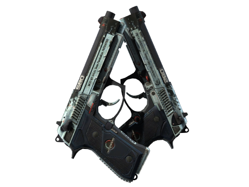 Dual Berettas | Dezastre закаленное в боях для CS2