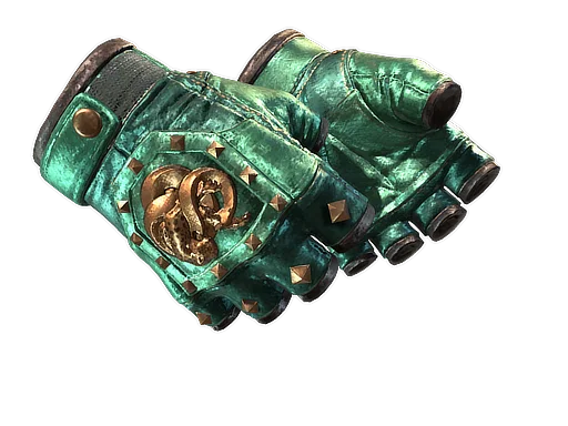 Broken Fang Gloves | Jade немного поношенное для CS2