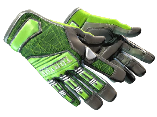 Specialist Gloves | Emerald Web немного поношенное для CS2