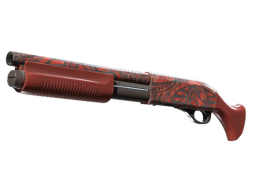 Sawed-Off | Crimson Batik поношенное для CS2